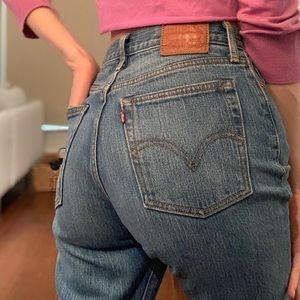 Levi’s White Oak Cone Denim Straight Leg/High Rise